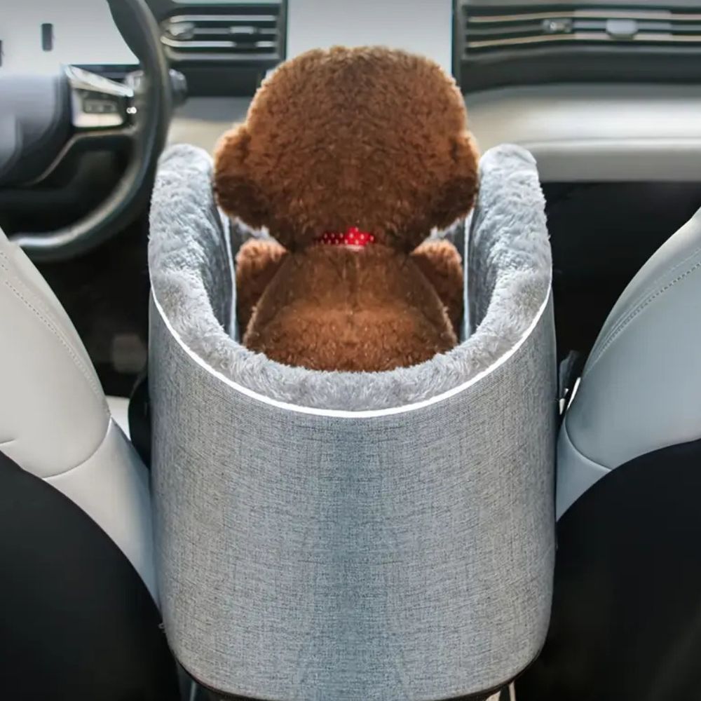 Pet Travel Booster Seat – Soft & Secure Car Seat
