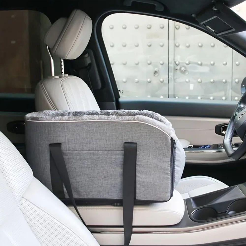 Pet Travel Booster Seat – Soft & Secure Car Seat